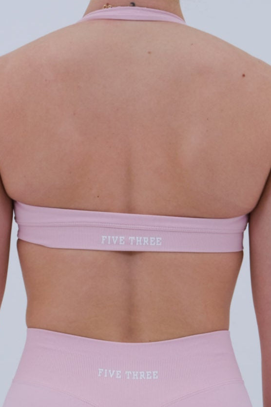 Soutien-gorge de sport dos nu | Rose