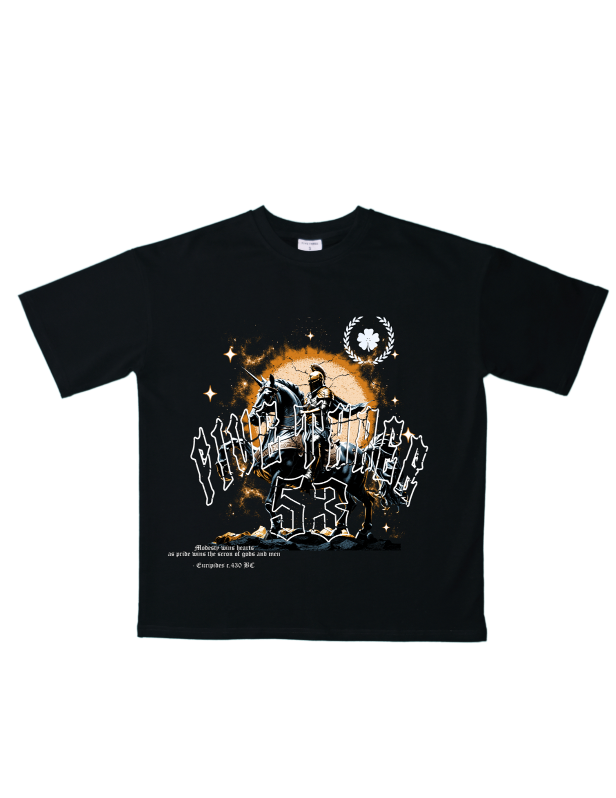 Chandail Surdimensionné | Chevalier Noir