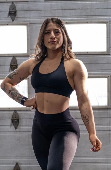 Soutien-gorge de sport dos nu | Noir