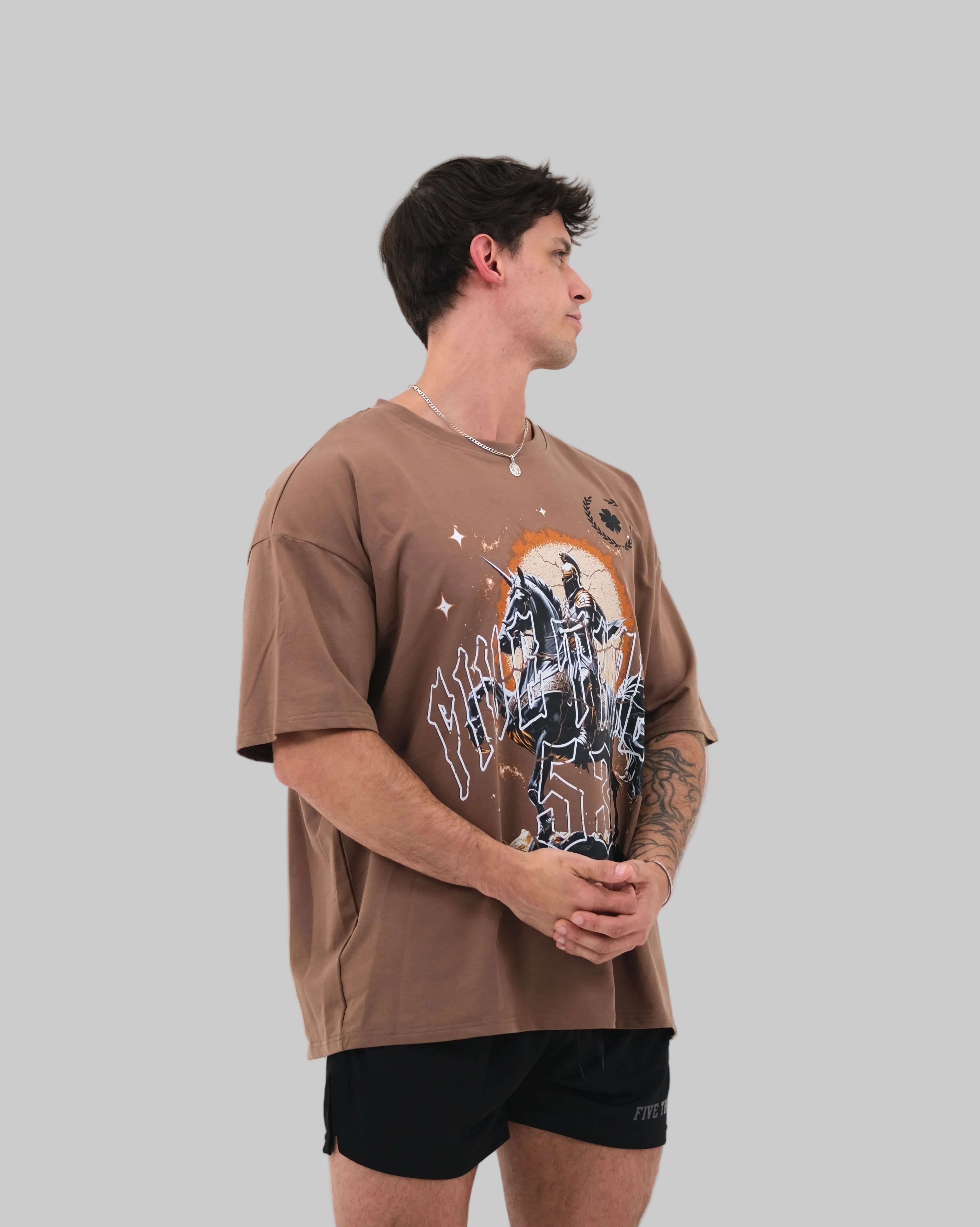 Chandail Surdimensionné | Chevalier Marron