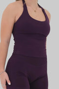 Halter Top | Dark Purple