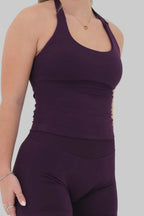 Halter Top | Dark Purple