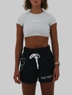 halterneck Sports Bra | White