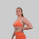 Brassière de sport silhouette | Corail