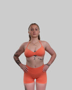 Brassière de sport silhouette | Corail