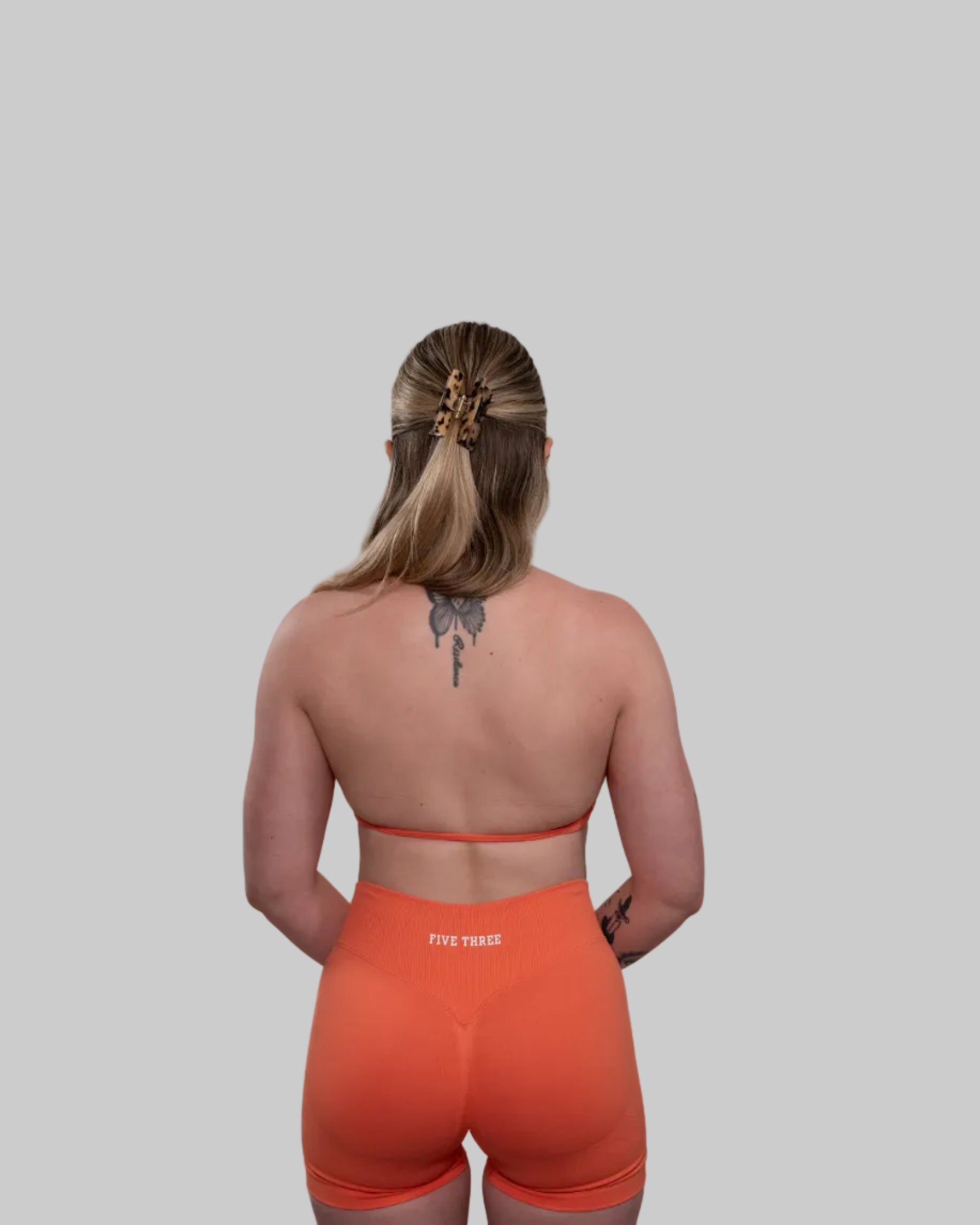 Brassière de sport silhouette | Corail