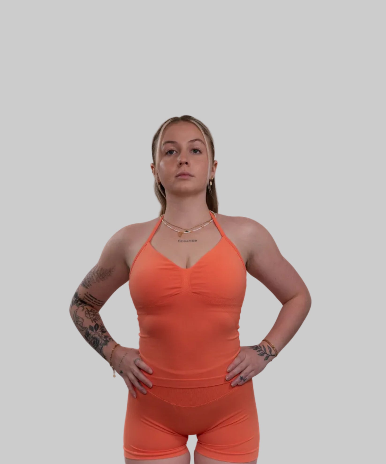 Top long avec support  | Corail