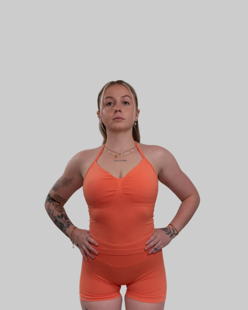 Top long avec support  | Corail