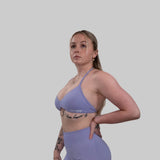 Brassière de sport silhouette | Mauve Pastel