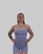 Top long avec support  | Mauve Pastel