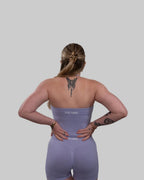 Top long avec support  | Mauve Pastel