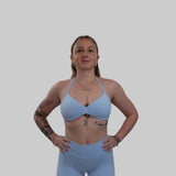 Brassière de sport silhouette | Bleu Ciel