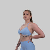 Brassière de sport silhouette | Bleu Ciel