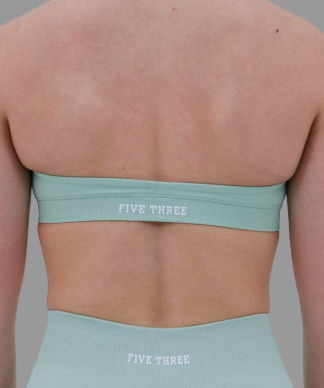 Soutien-gorge de sport dos nu | Vert Pastel
