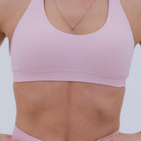 Soutien-gorge de sport dos nu | Rose