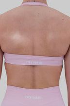 halterneck Sports Bra | White