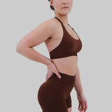 Soutien-gorge de sport dos nu | Café