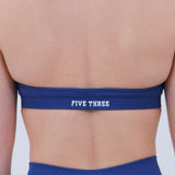 Soutien-gorge de sport dos nu | Bleu Gris