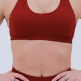 Soutien-gorge de sport dos nu | Rouge