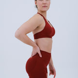 Soutien-gorge de sport dos nu | Rouge