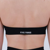 Soutien-gorge de sport dos nu | Noir