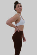 halterneck Sports Bra | White