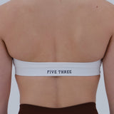 Soutien-gorge de sport dos nu | Blanc